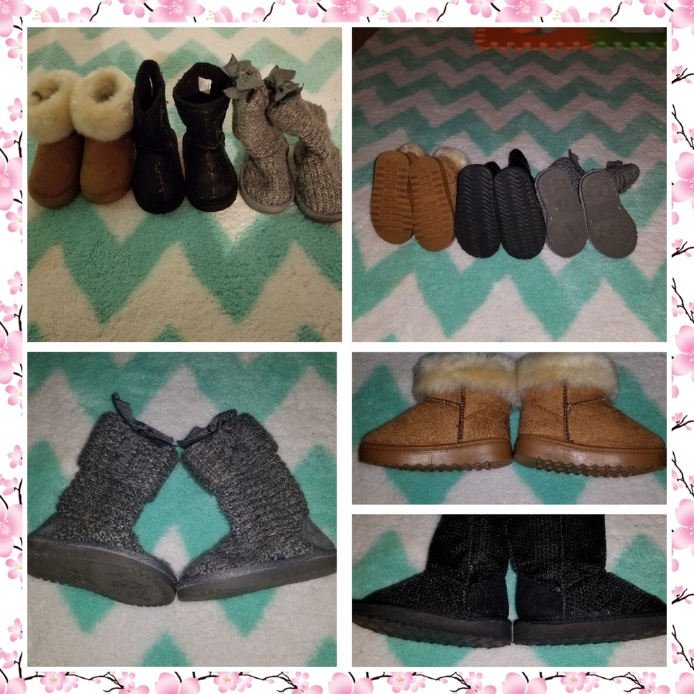 Bundle of toddler boots